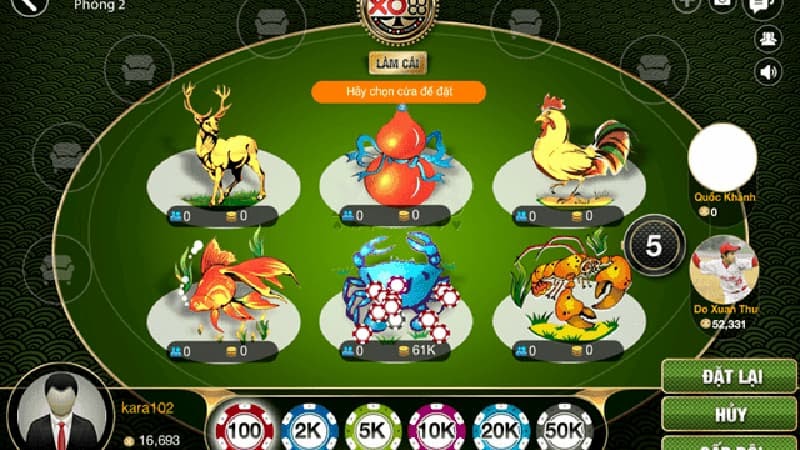 Sơ lược đôi nét đặc sắc về tựa game bầu cua